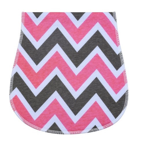 schouder spuug doek zigzag roze