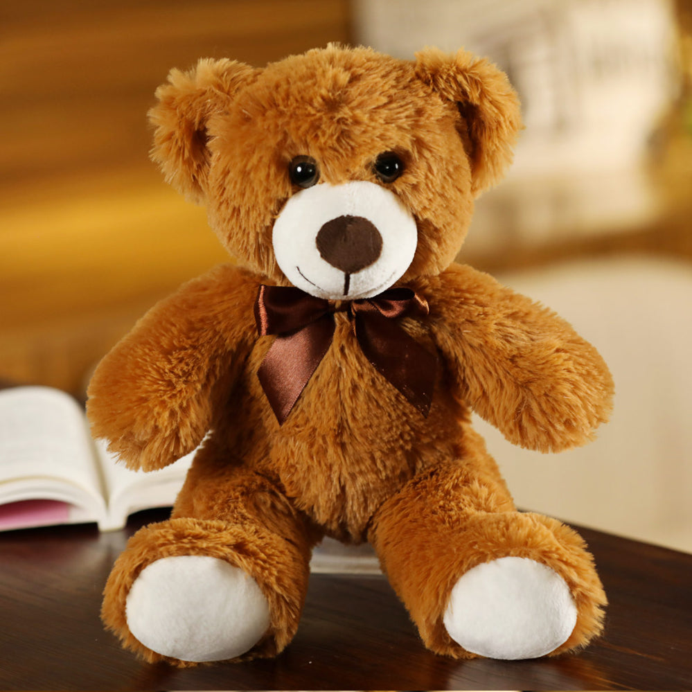 baby Teddybeer met Strik bruin