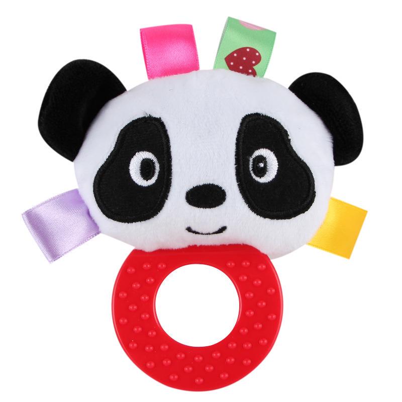 pluche panda rammelaar baby