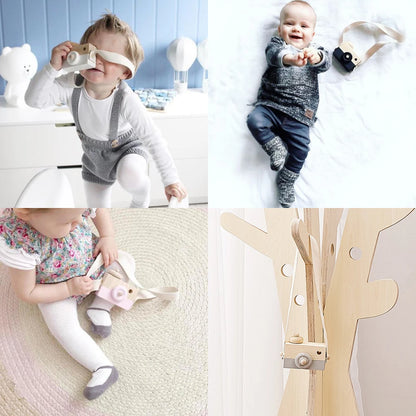 baby speelgoed decoratie Houten Camera