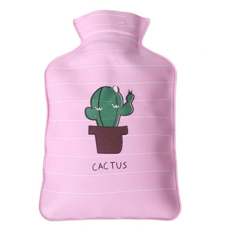 rubberen mini kruik roze met cactus print