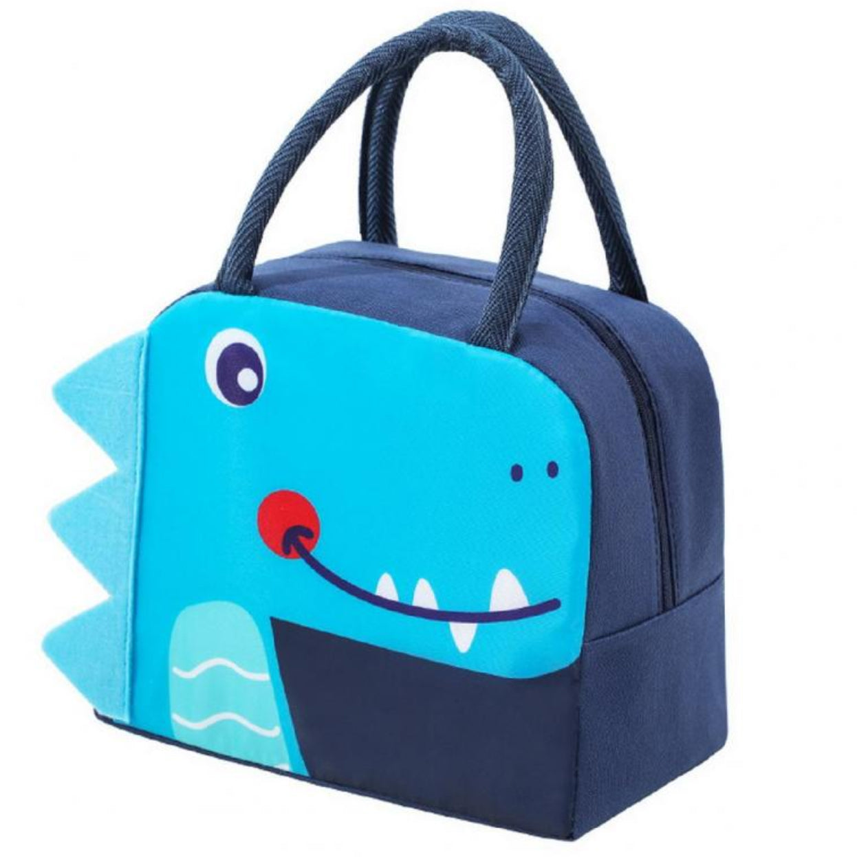 thermische kinder tas blauwe dino